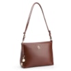 Bolsa Transversal Couro Marrom Escuro - imagem 3