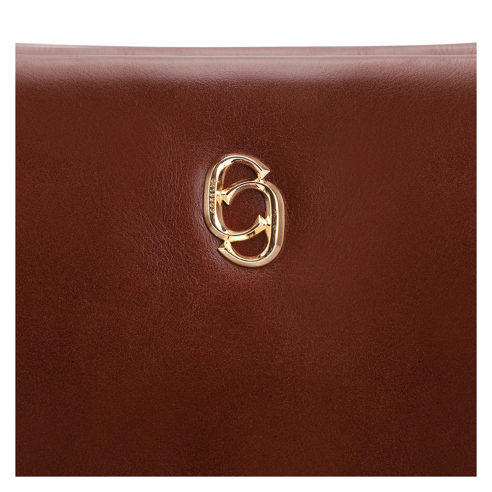 Bolsa Transversal Couro Marrom Escuro