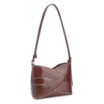 Bolsa Transversal Couro Marrom Escuro - imagem 3