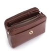 Bolsa Transversal Couro Marrom Escuro - imagem 4