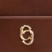Bolsa Transversal Couro Marrom Escuro - imagem 6