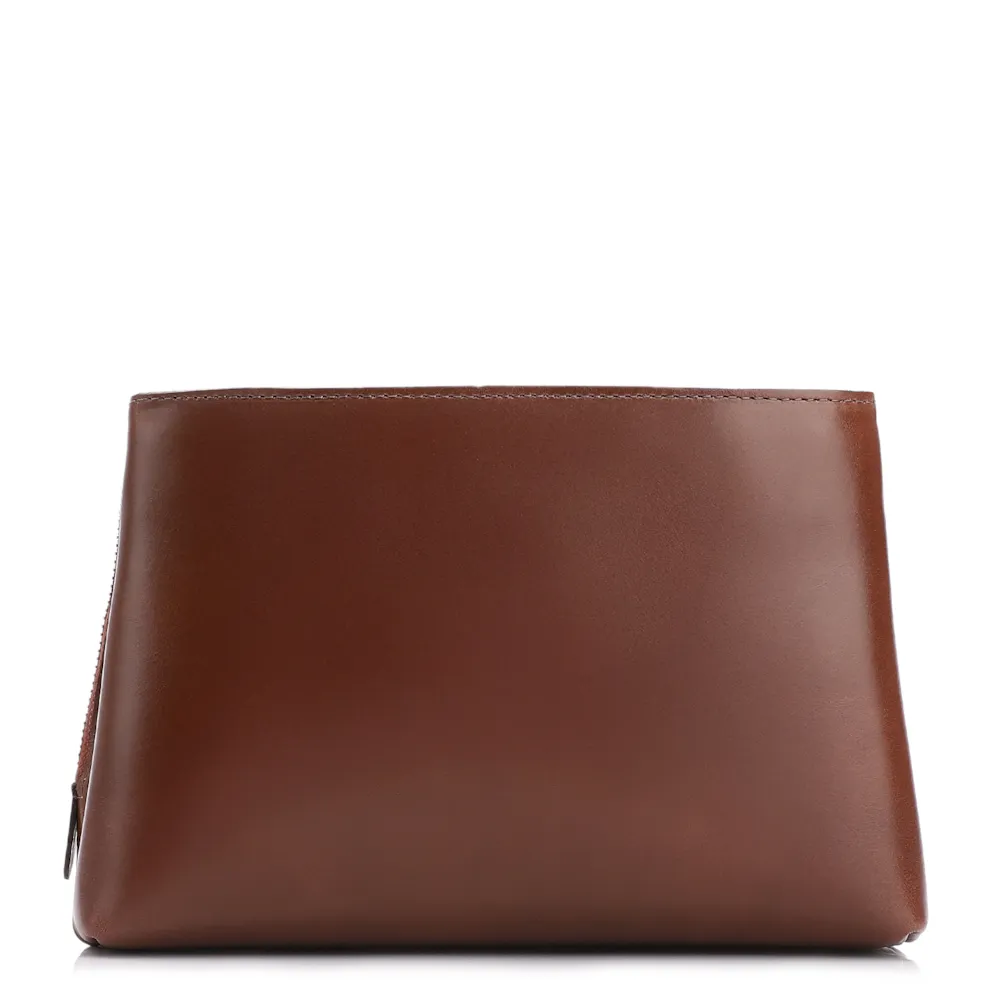 Bolsa Transversal Couro Marrom Escuro - imagem 3