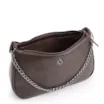 Bolsa Transversal Couro Marrom Escuro - imagem 4