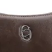 Bolsa Transversal Couro Marrom Escuro - imagem 6