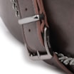 Bolsa Transversal Couro Marrom Escuro - imagem 7