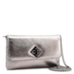  Bolsa Transversal Couro Metal Prata - imagem 2