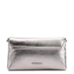  Bolsa Transversal Couro Metal Prata - imagem 3