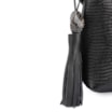 Bolsa Transversal Couro New Lezard Preto/Couro Preto - imagem 5