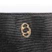 Bolsa Transversal Couro New Lezard Preto/Couro Preto - imagem 6