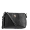 Bolsa Transversal Couro New Lezard Preto/Couro Preto - imagem 1