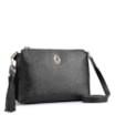 Bolsa Transversal Couro New Lezard Preto/Couro Preto - imagem 2