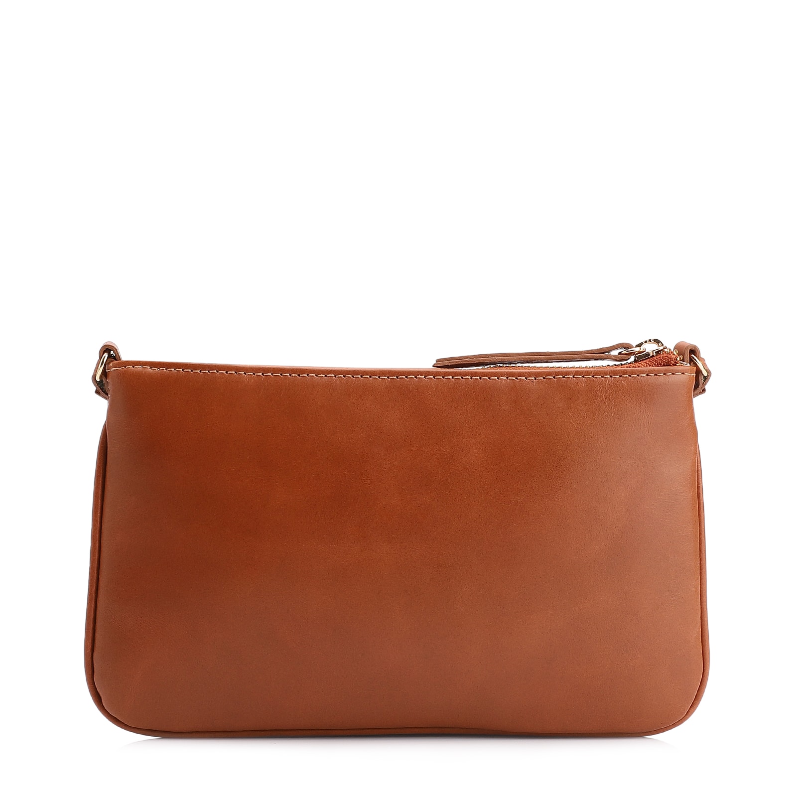 Bolsa Transversal Couro New Lezard Preto/Couro Preto