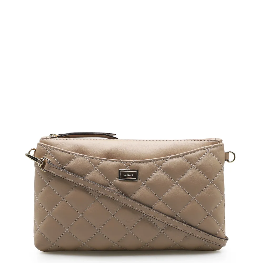 Bolsa Transversal Couro Nude