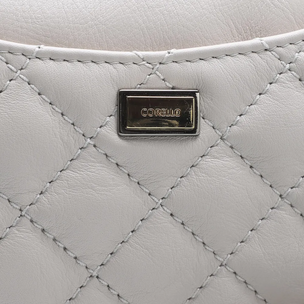 Bolsa Transversal Couro Off White - imagem 5