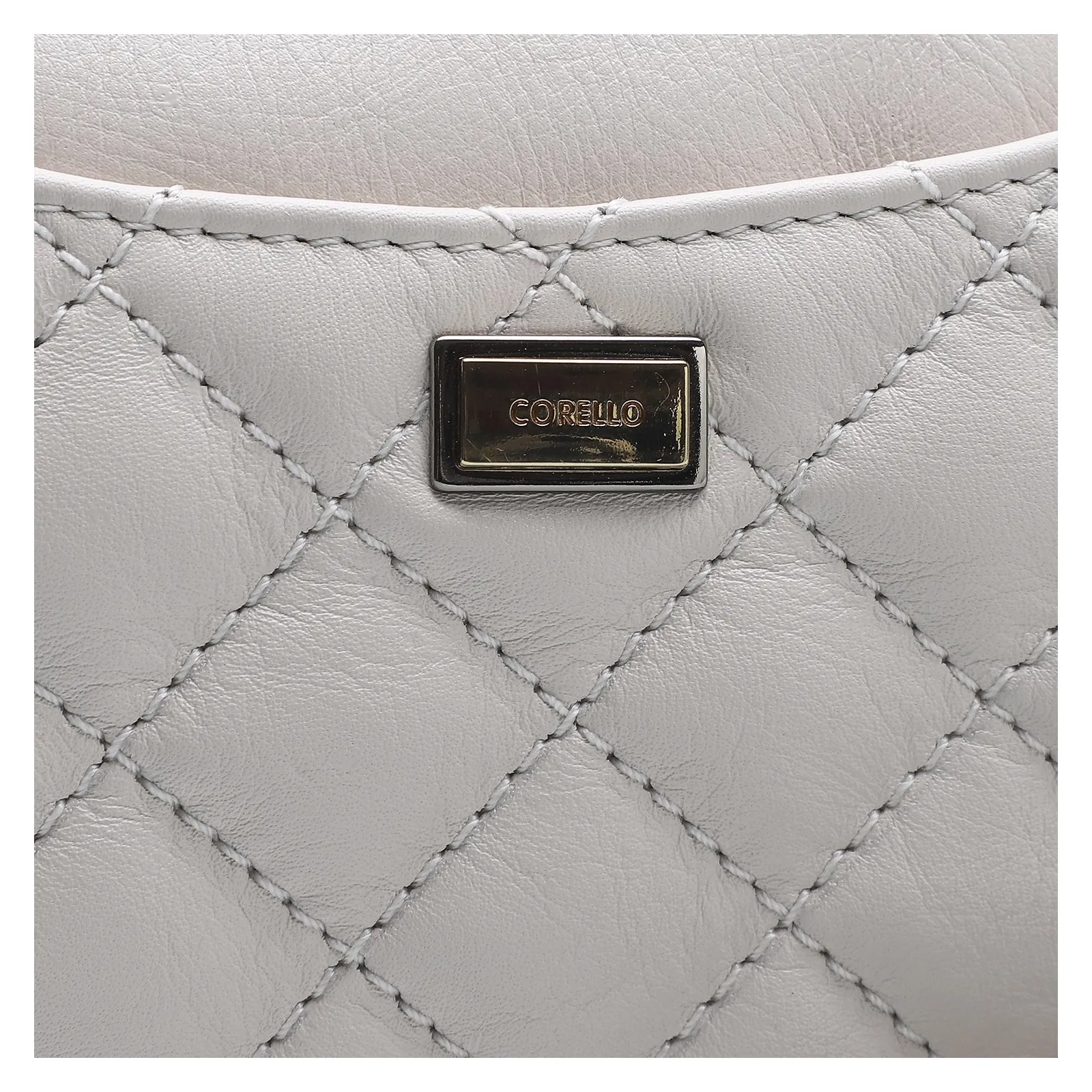 Bolsa Transversal Couro Off White