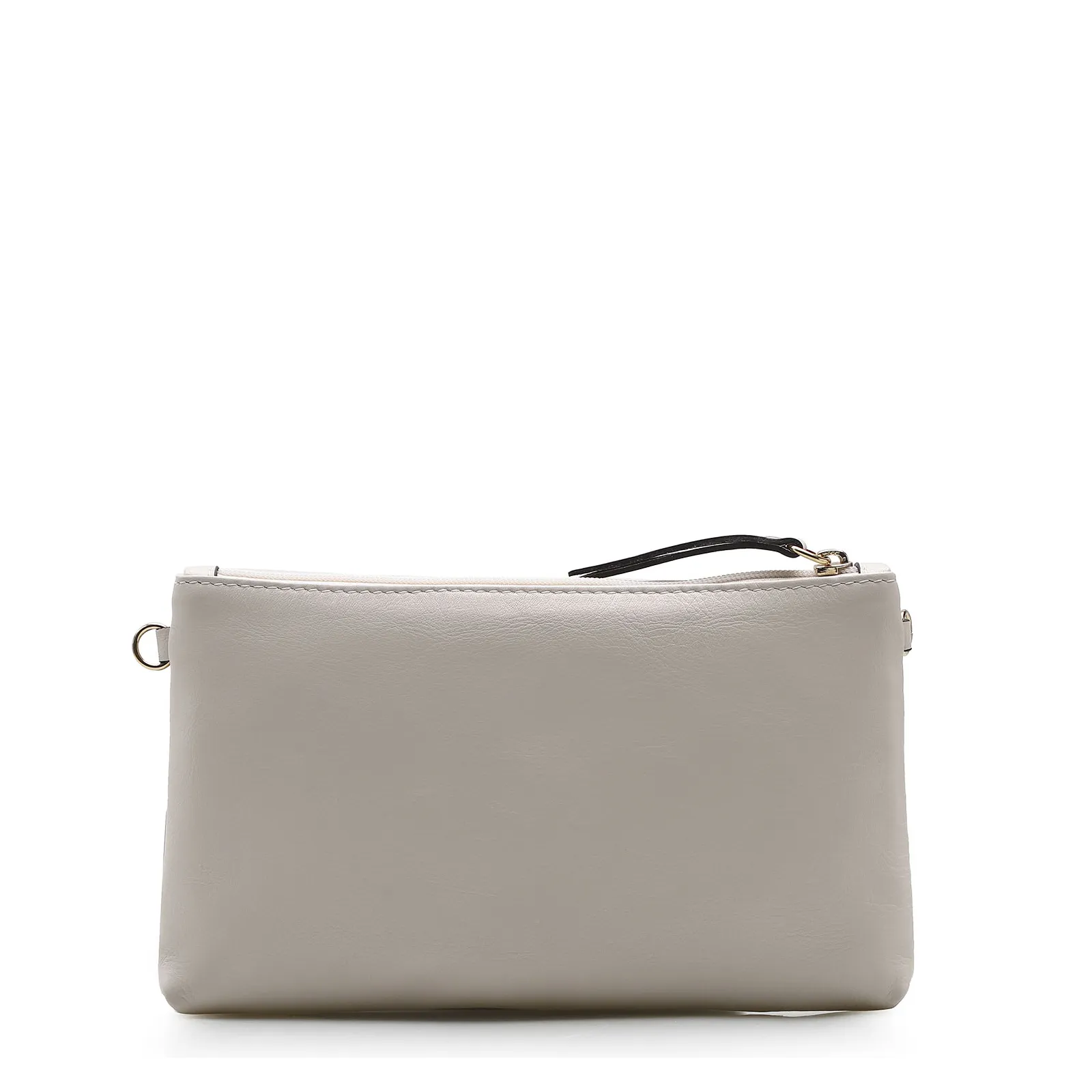 Bolsa Transversal Couro Off White