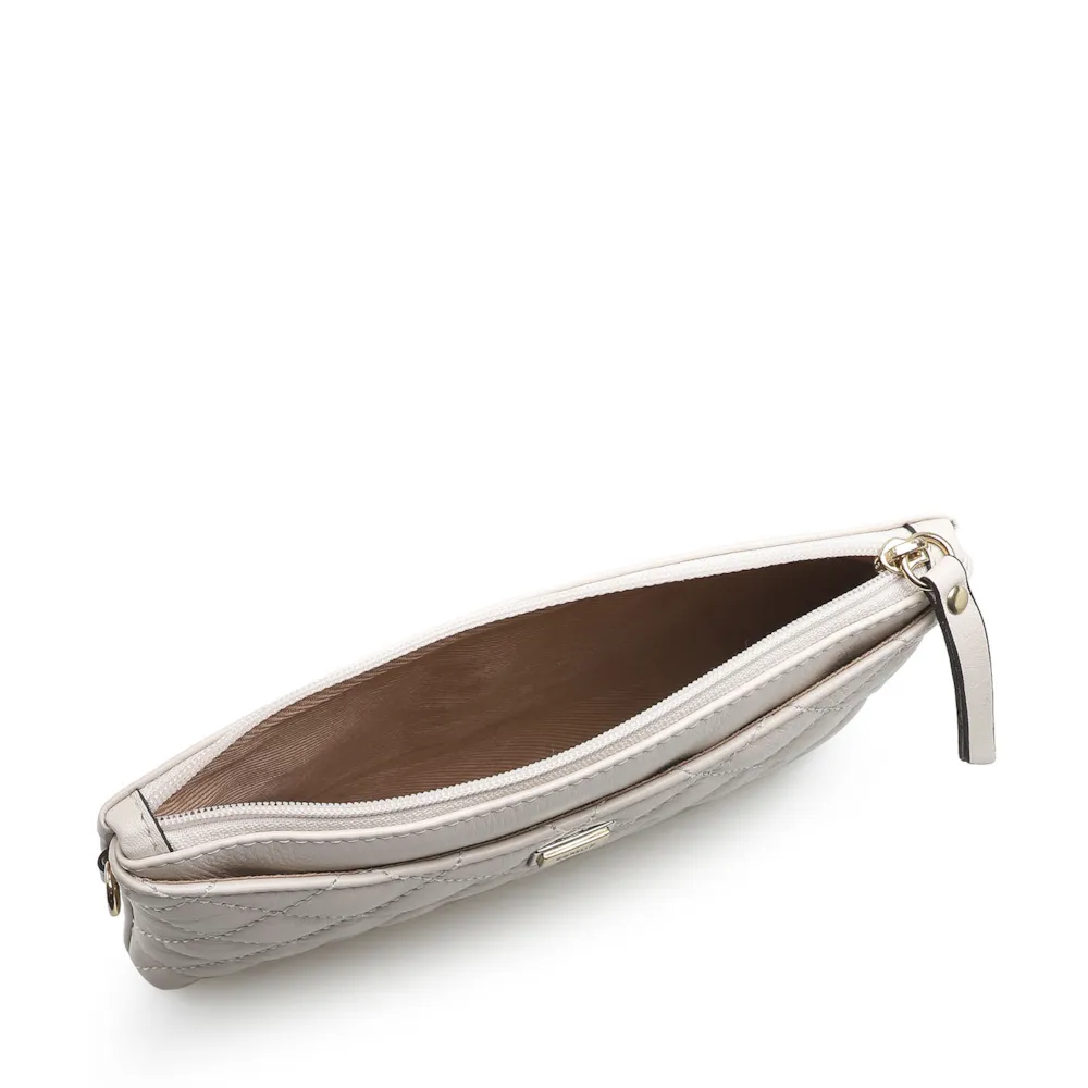 Bolsa Transversal Couro Off White - imagem 4