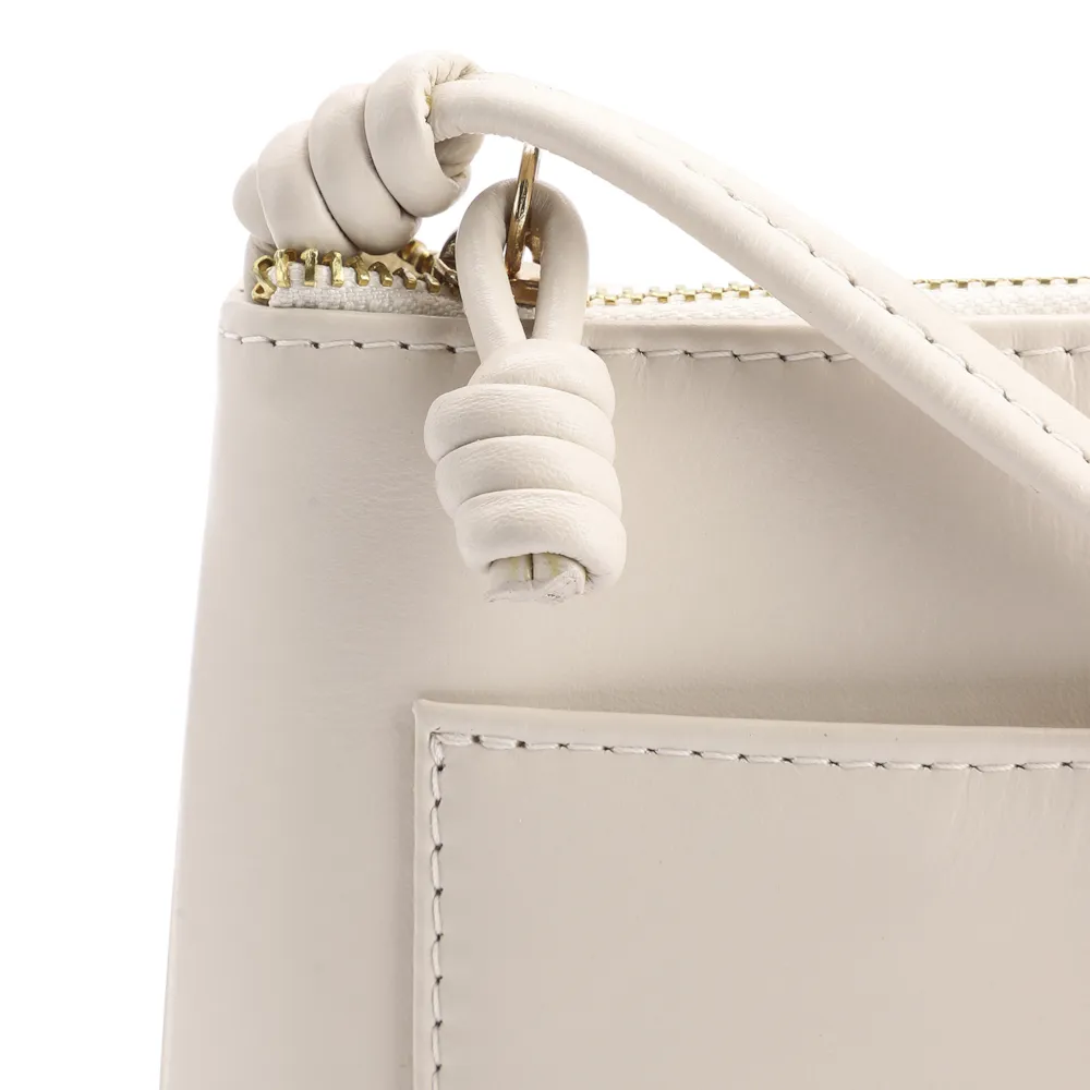 Bolsa Transversal Couro Off White - imagem 5