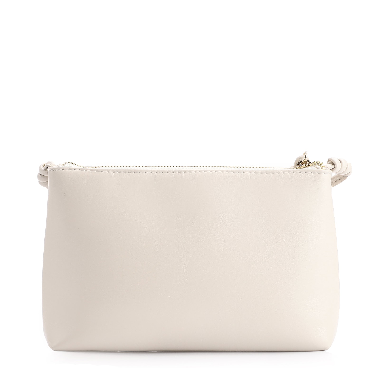 Bolsa Transversal Couro Off White