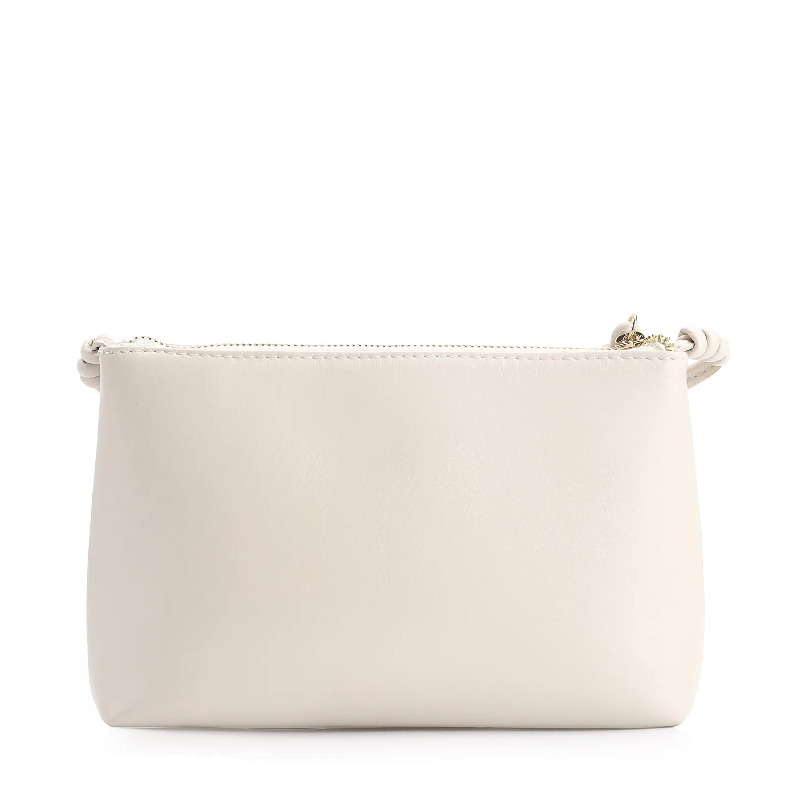 Bolsa Transversal Couro Off White