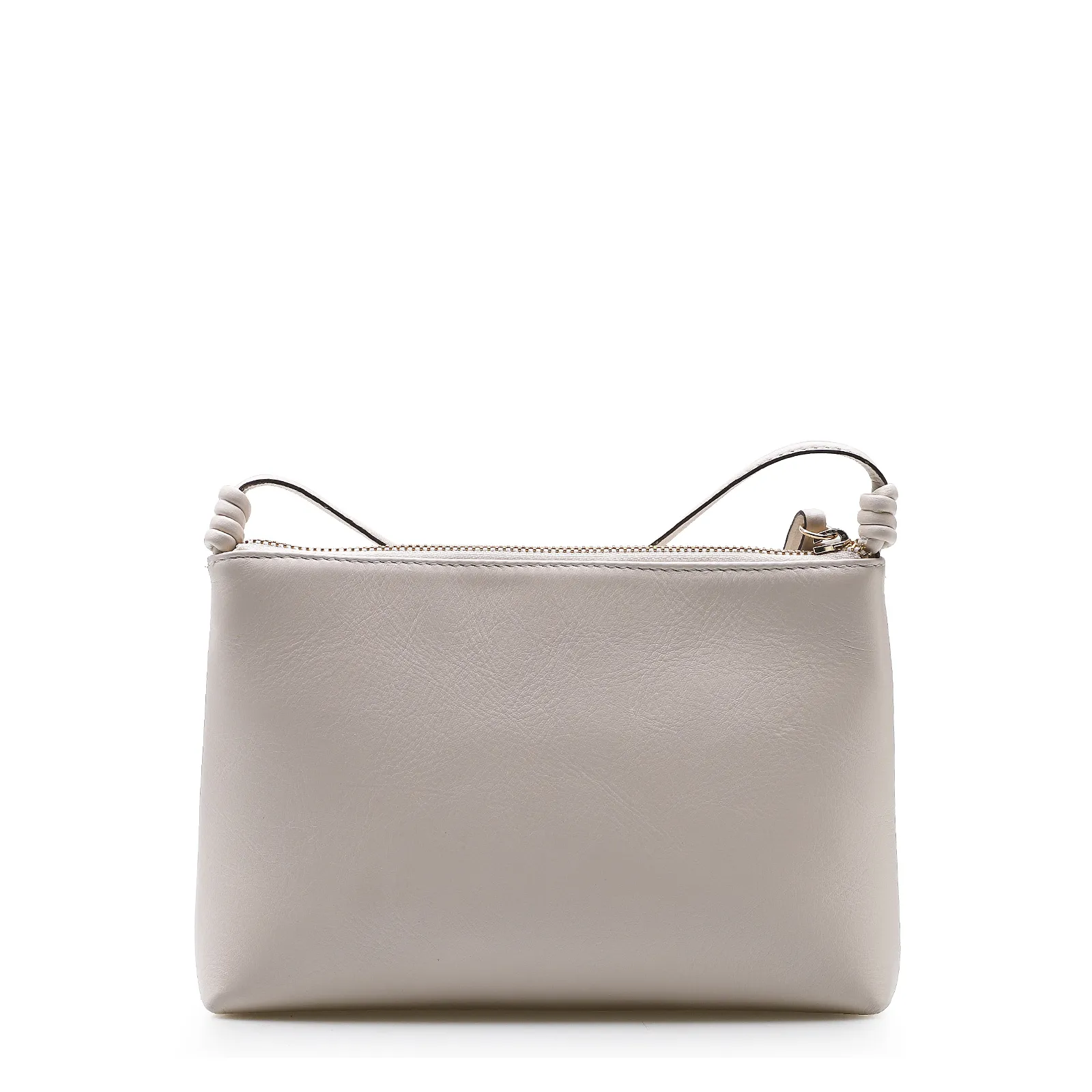 Bolsa Transversal Couro Off White