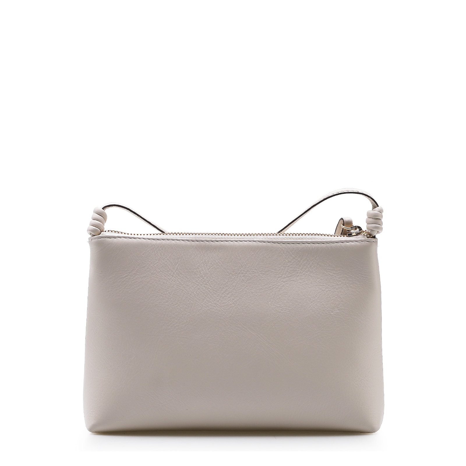 Bolsa Transversal Couro Off White