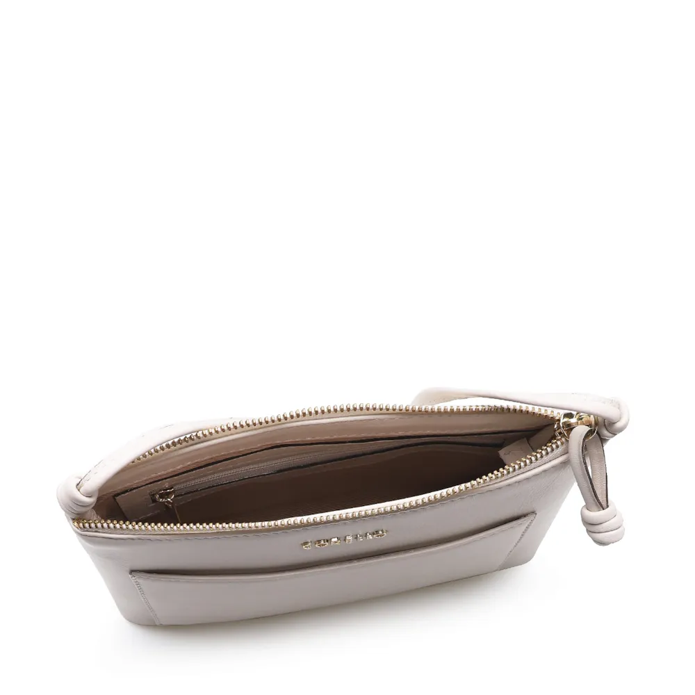 Bolsa Transversal Couro Off White - imagem 4