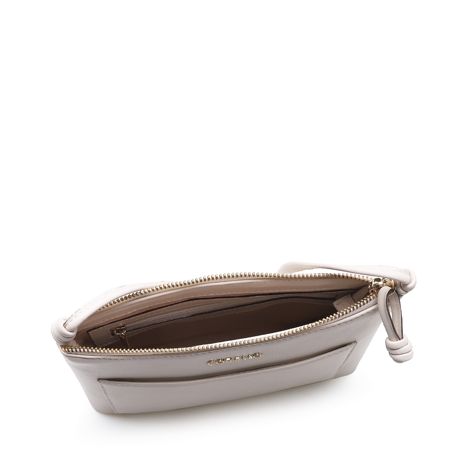 Bolsa Transversal Couro Off White