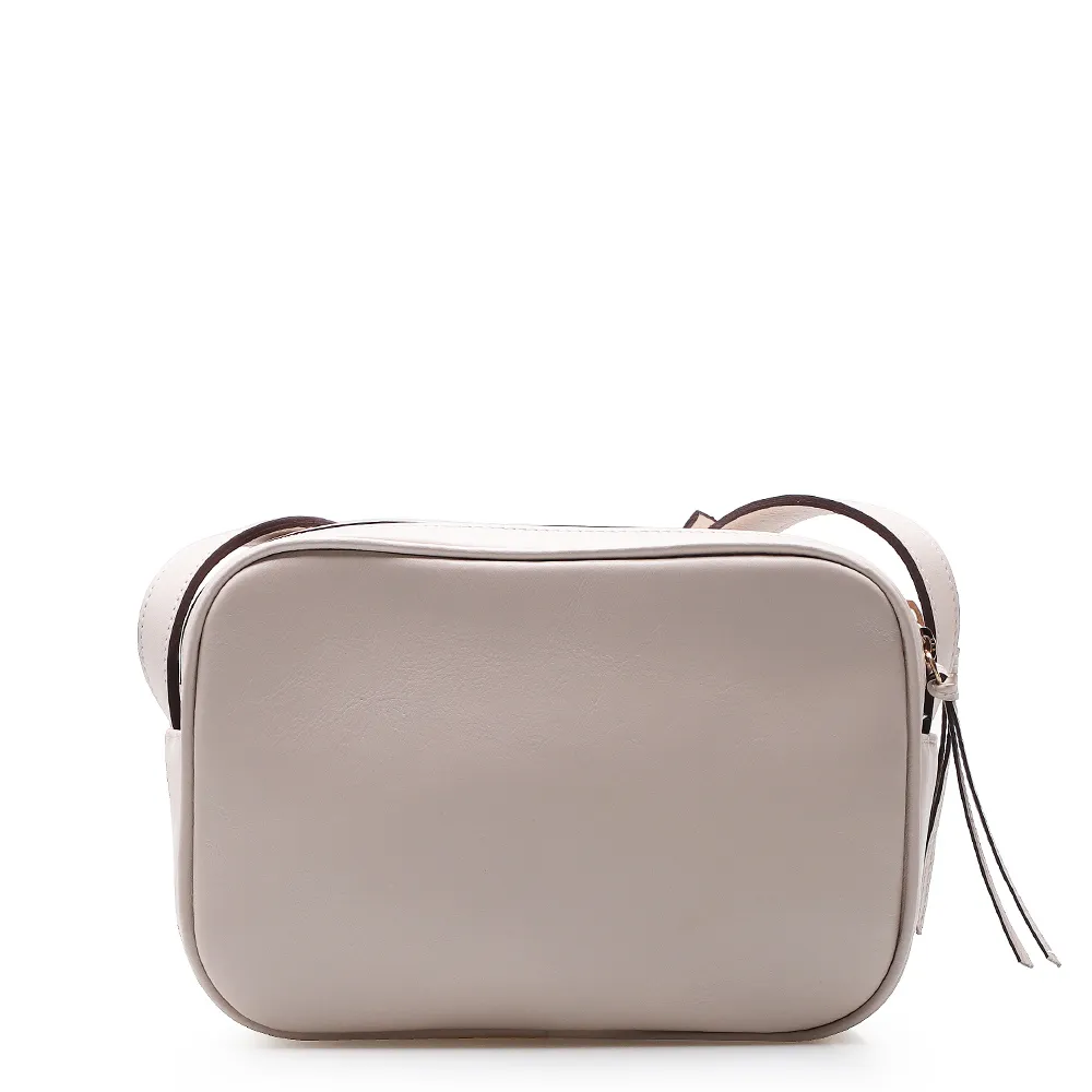 Bolsa Transversal Couro Off White - imagem 3