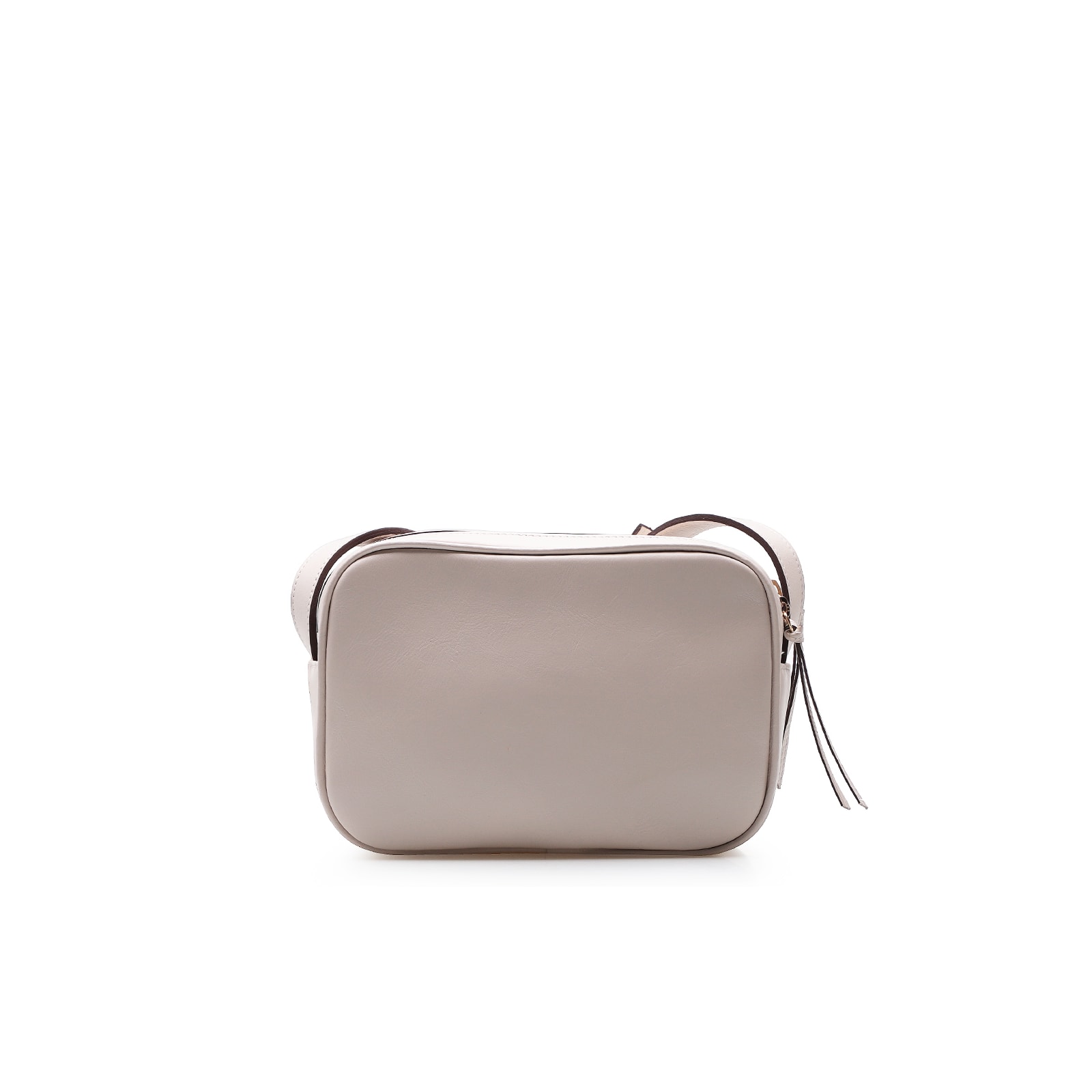 Bolsa Transversal Couro Off White
