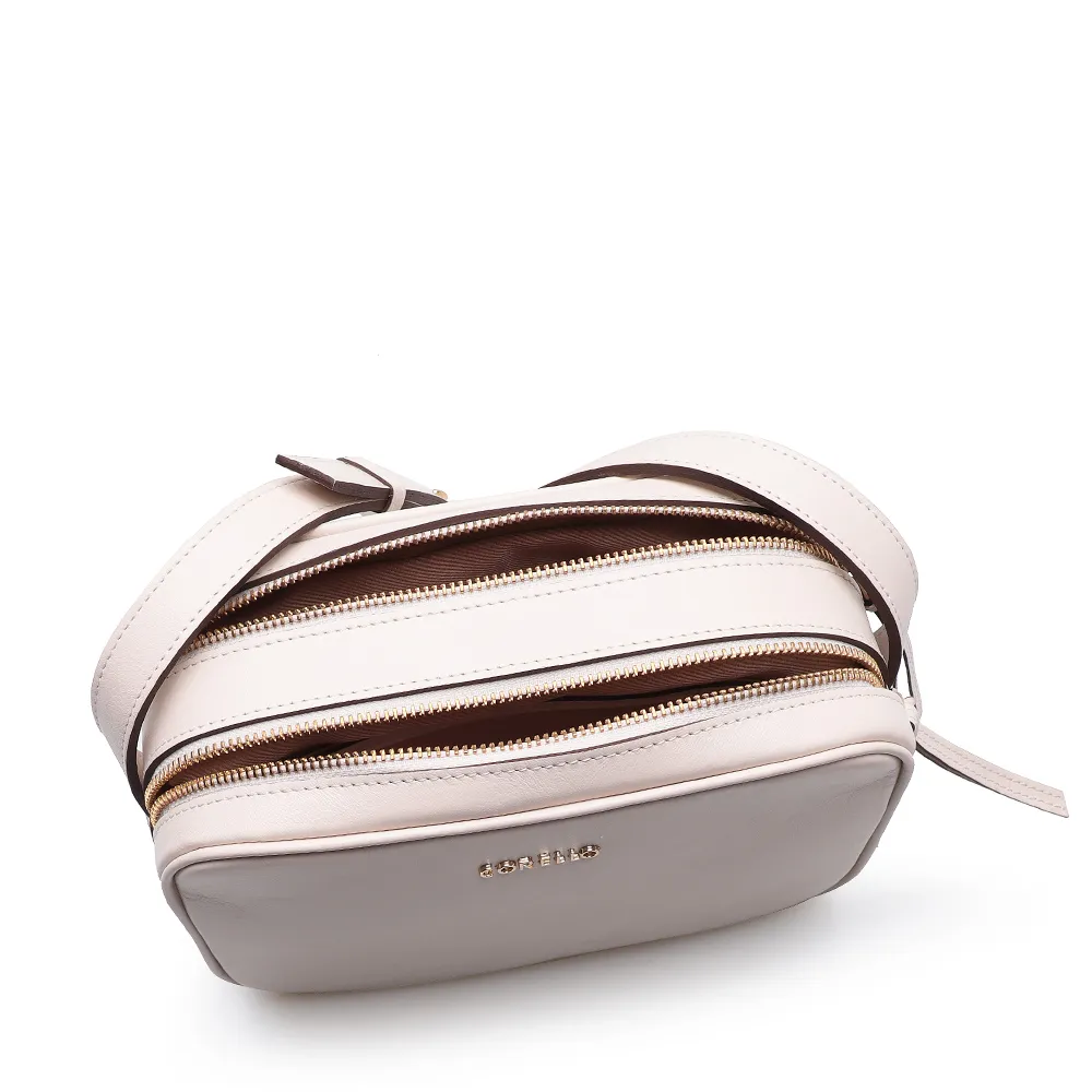 Bolsa Transversal Couro Off White - imagem 4