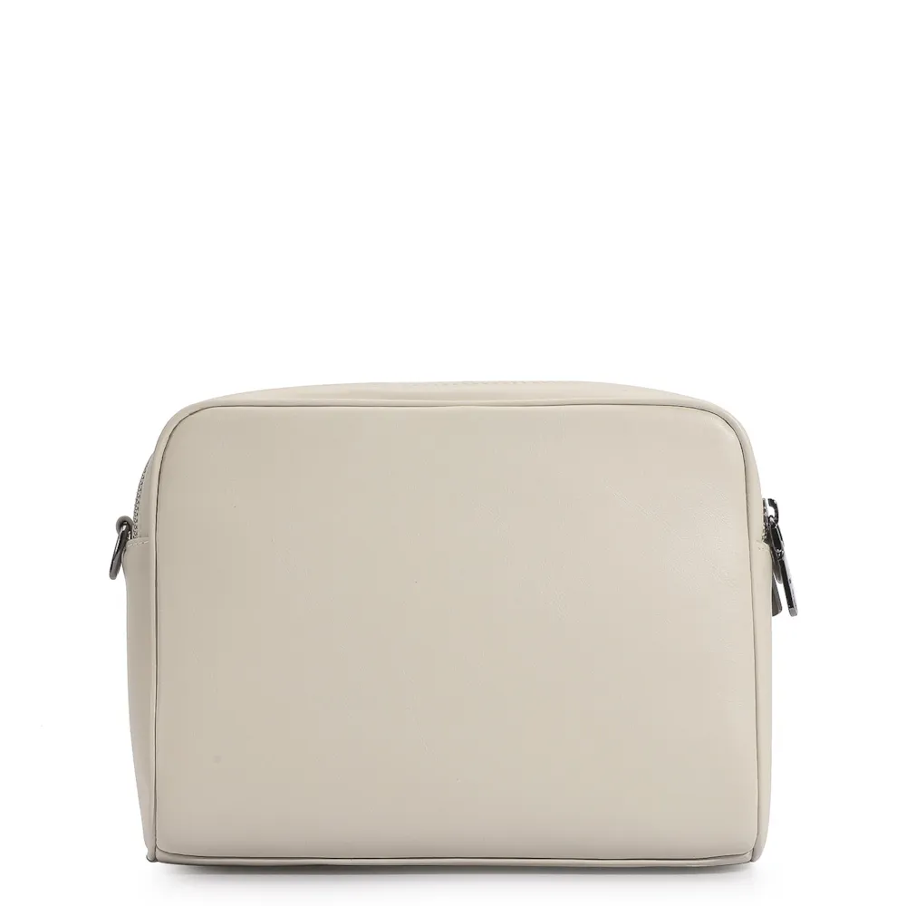 Bolsa Transversal Couro Off White - imagem 4