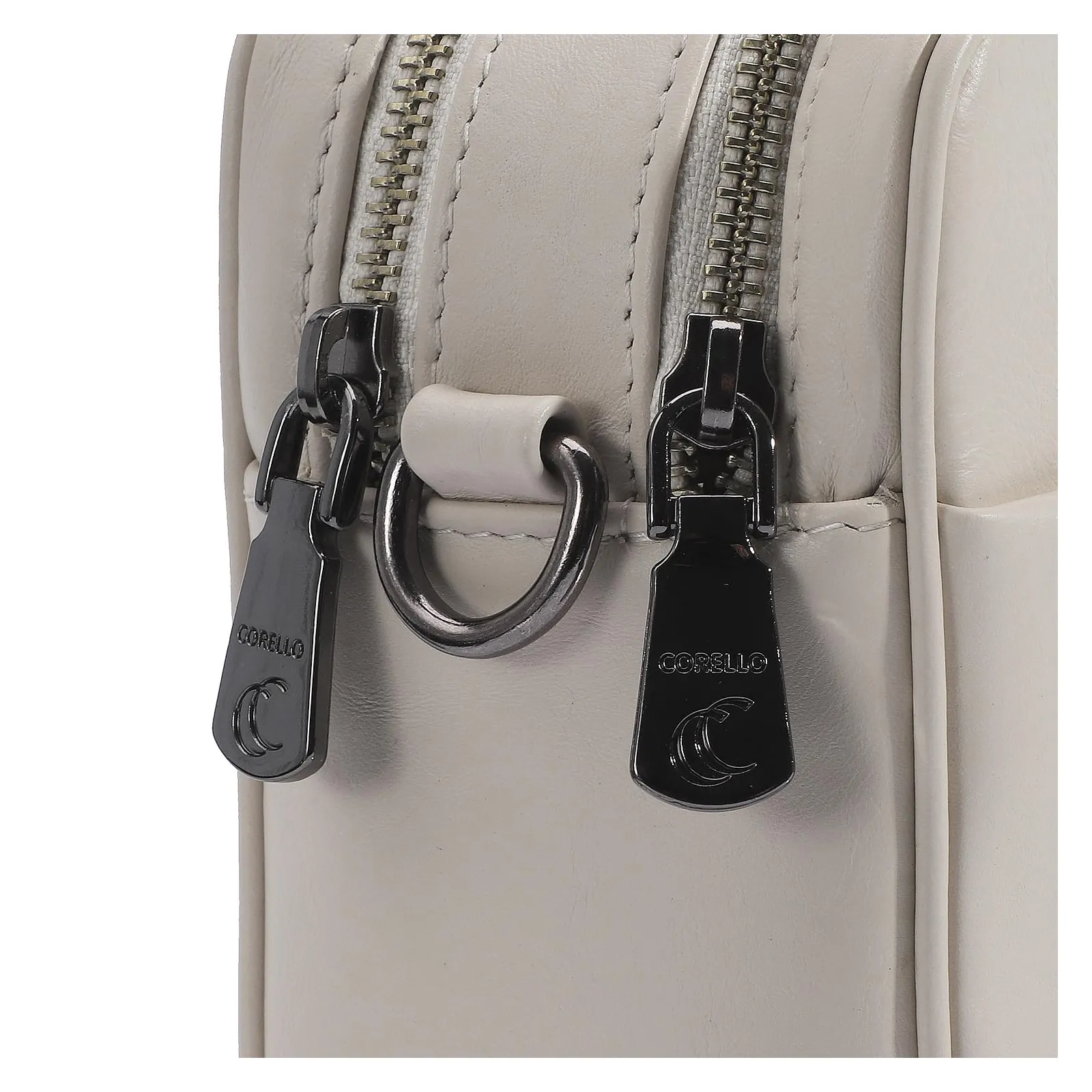 Bolsa Transversal Couro Off White