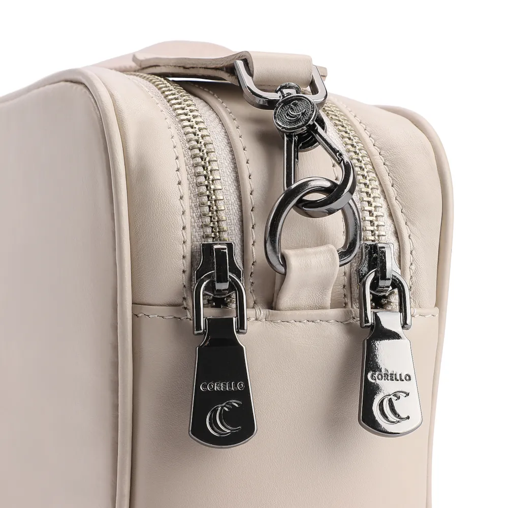 Bolsa Transversal Couro Off White - imagem 5
