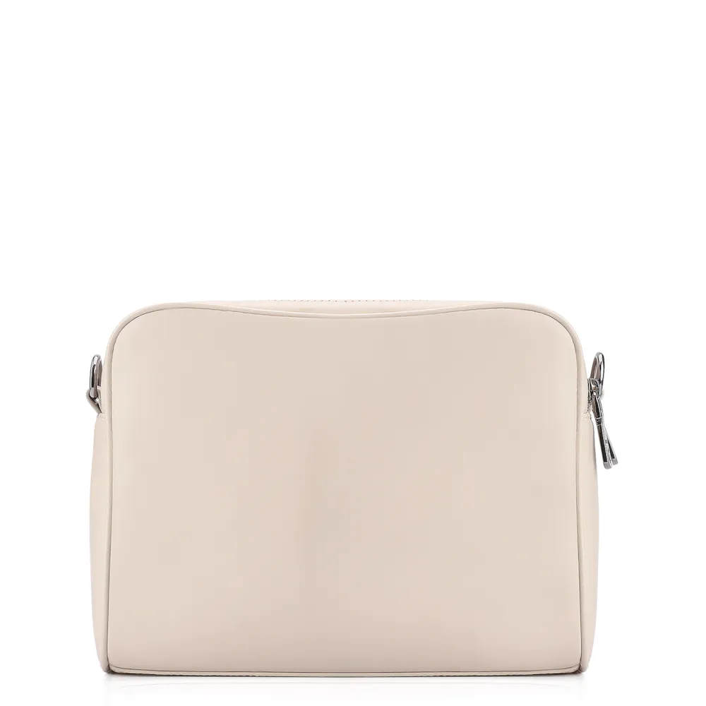Bolsa Transversal Couro Off White - imagem 3