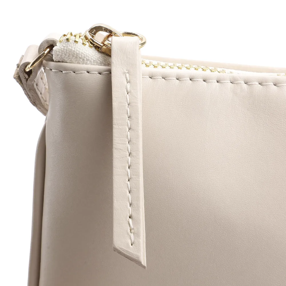 Bolsa Transversal Couro Off White - imagem 5