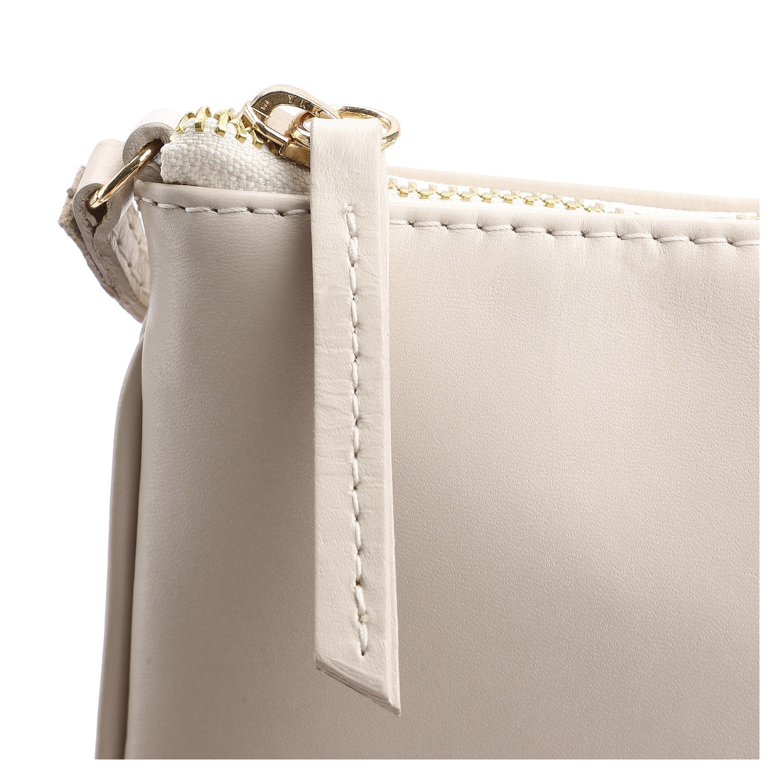 Bolsa Transversal Couro Off White