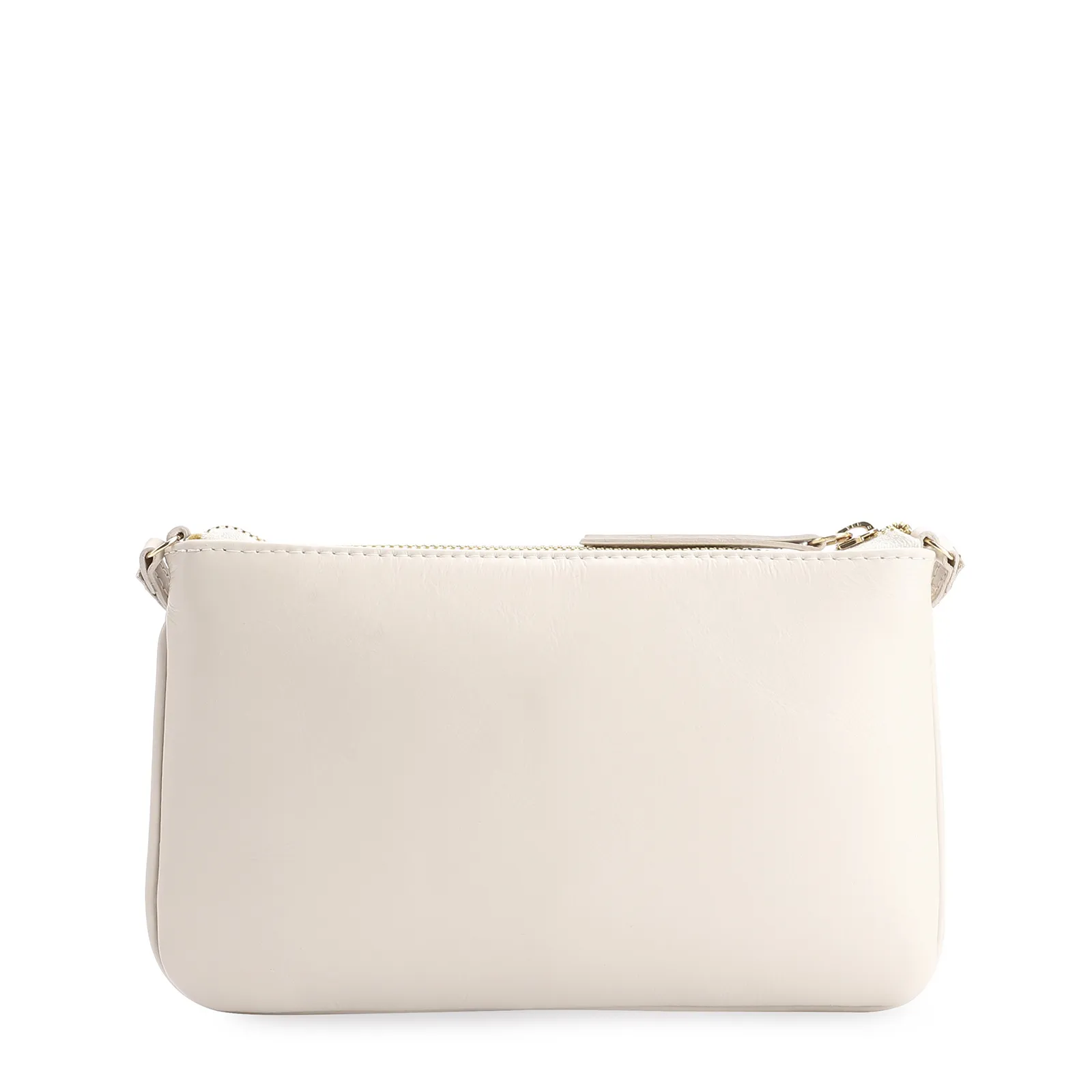 Bolsa Transversal Couro Off White