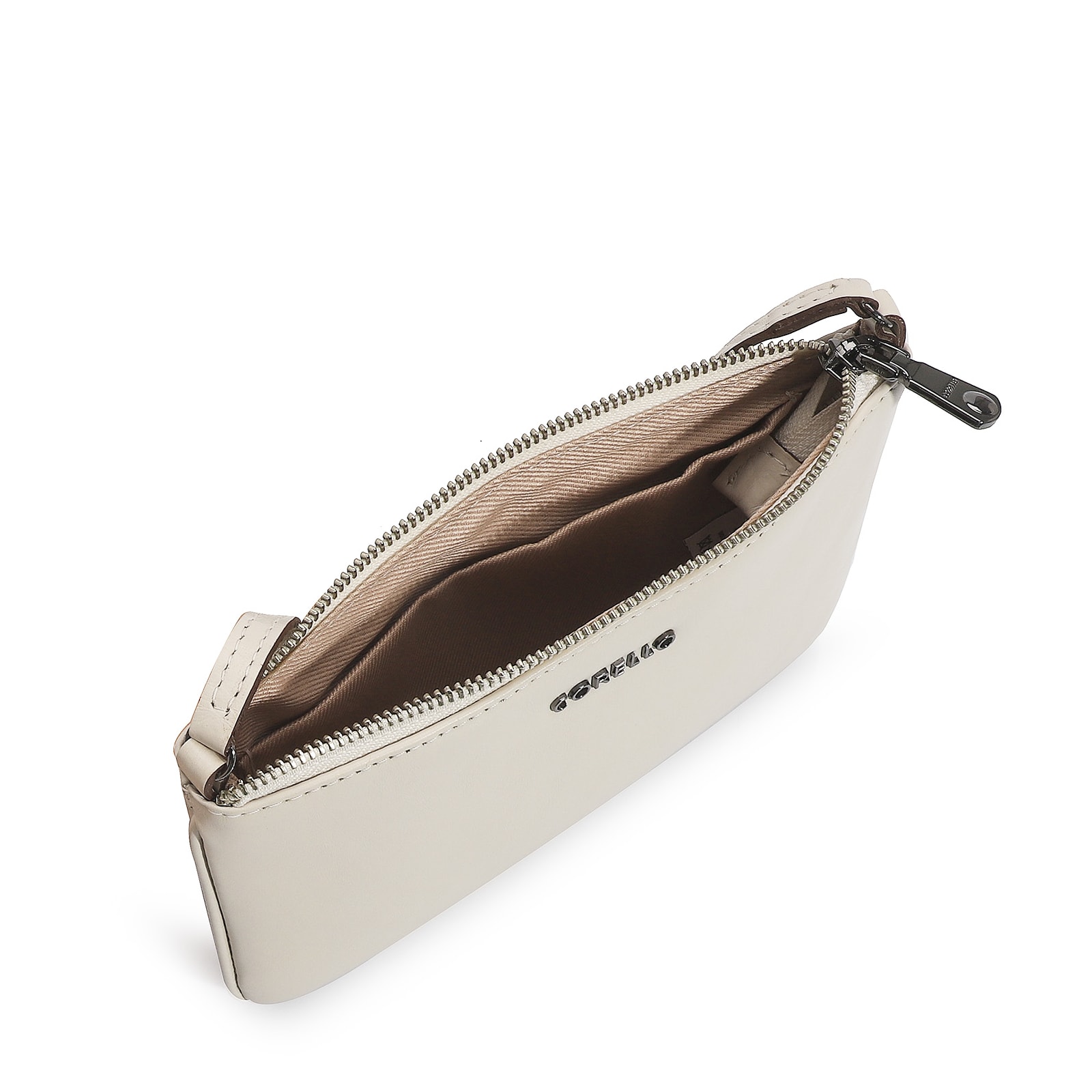 Bolsa Transversal Couro Off White