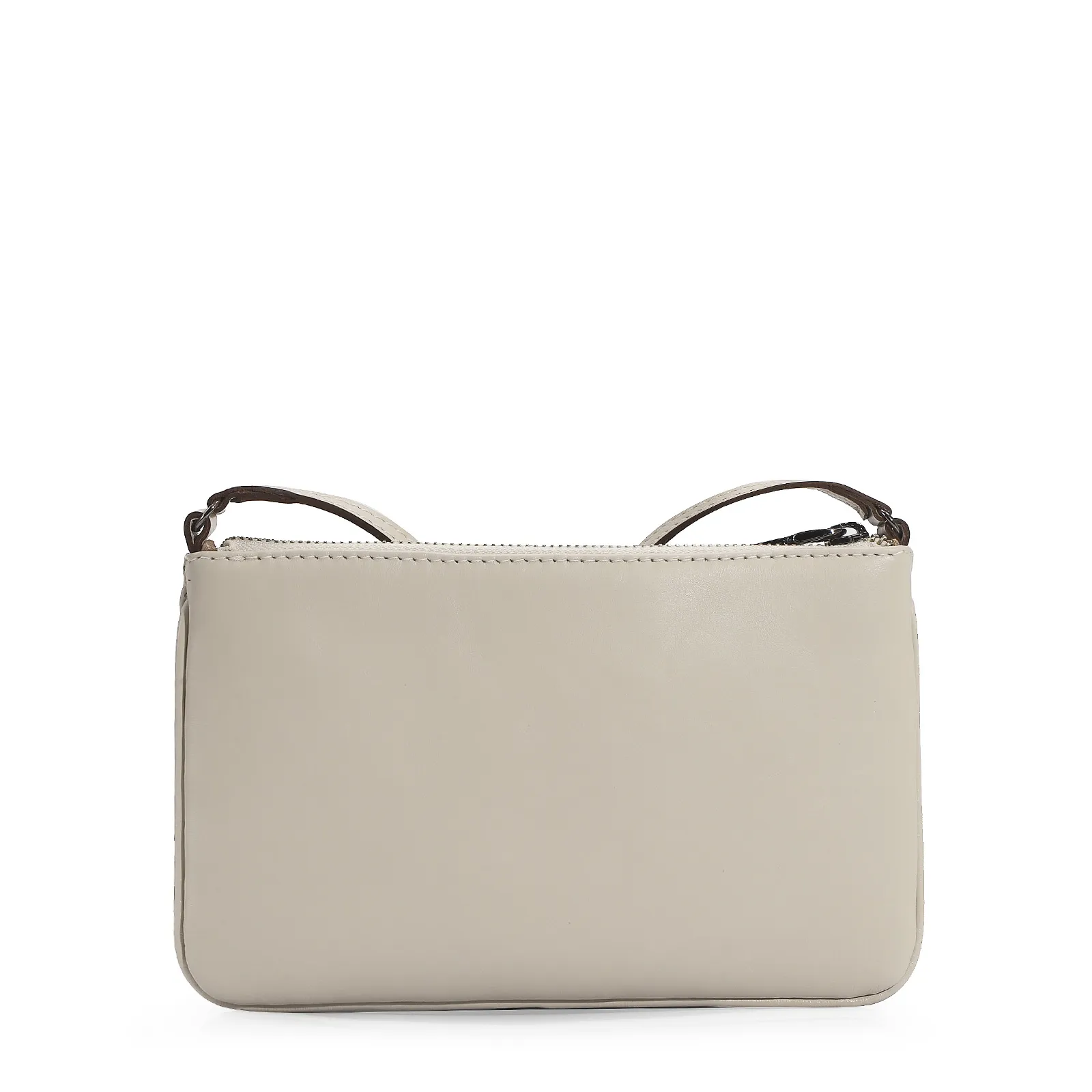 Bolsa Transversal Couro Off White