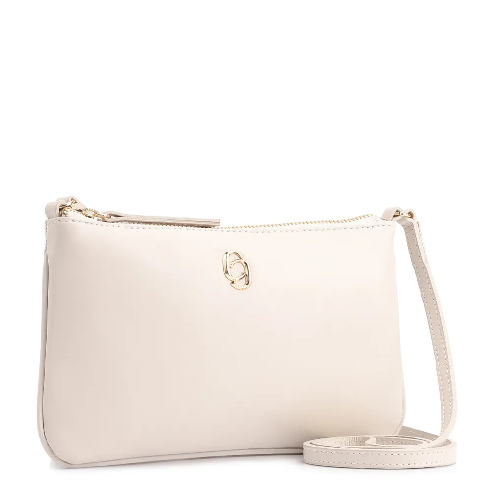Bolsa Transversal Couro Off White - imagem 2