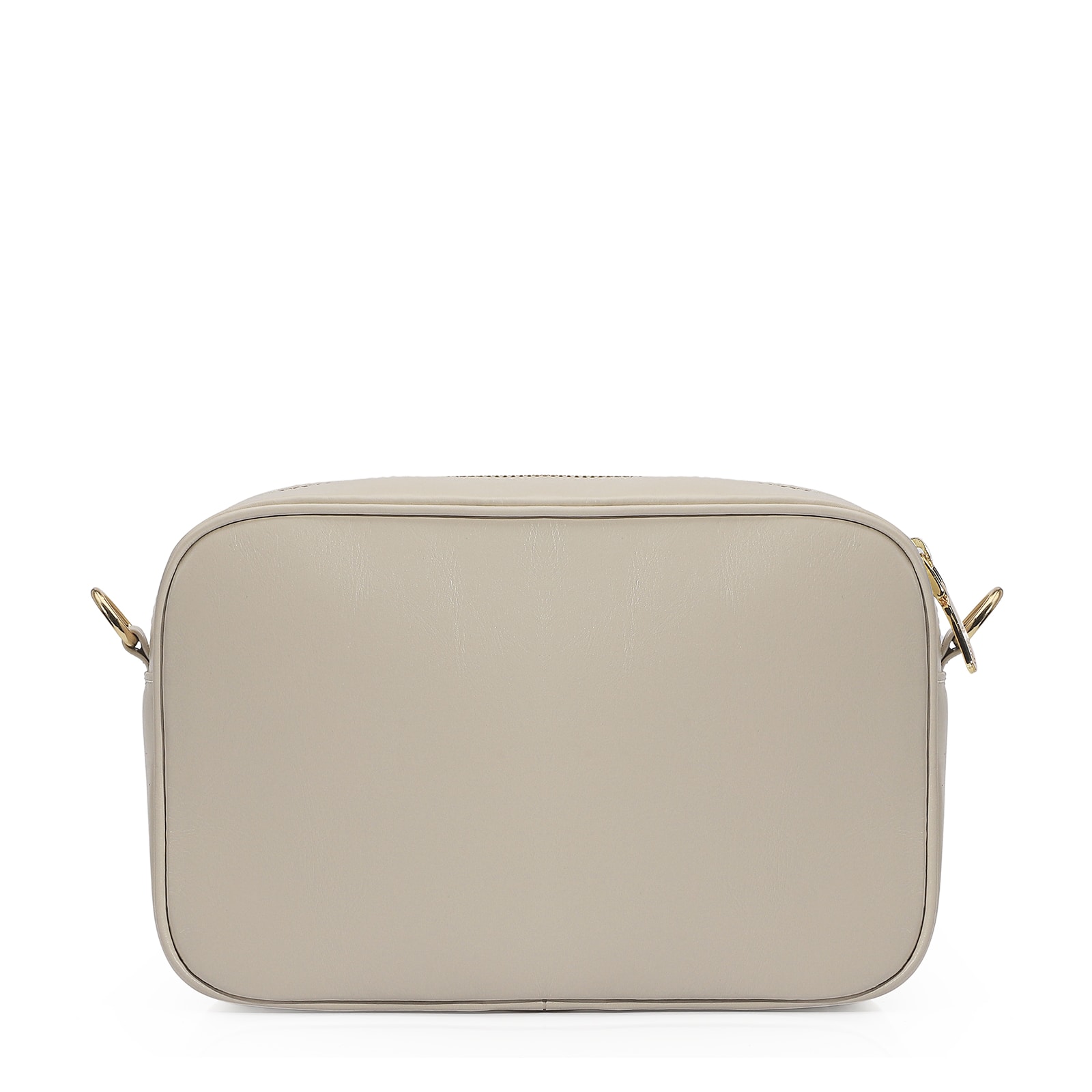 Bolsa Transversal Couro Off White