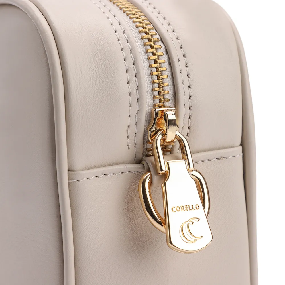 Bolsa Transversal Couro Off White - imagem 5