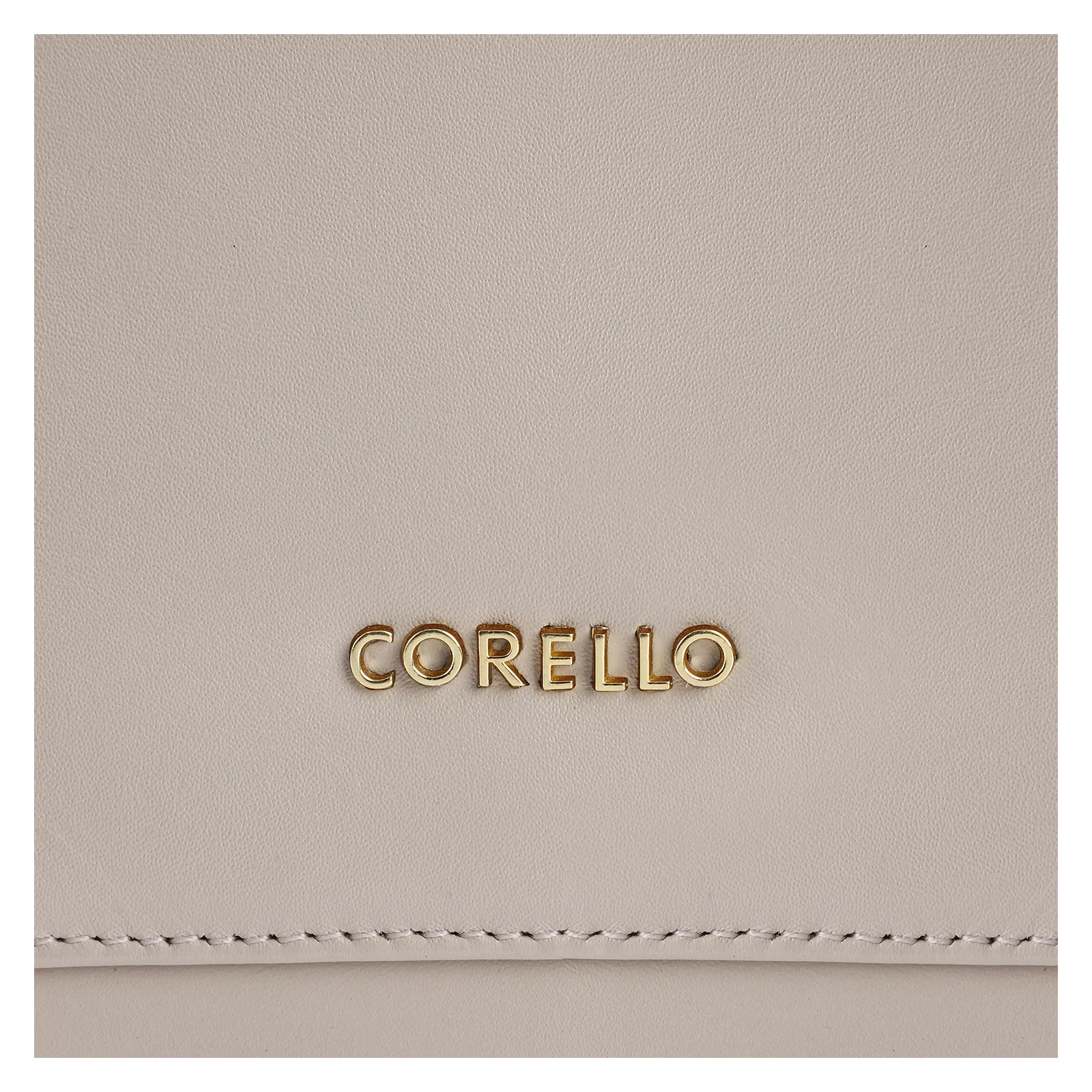Bolsa Transversal Couro Off White