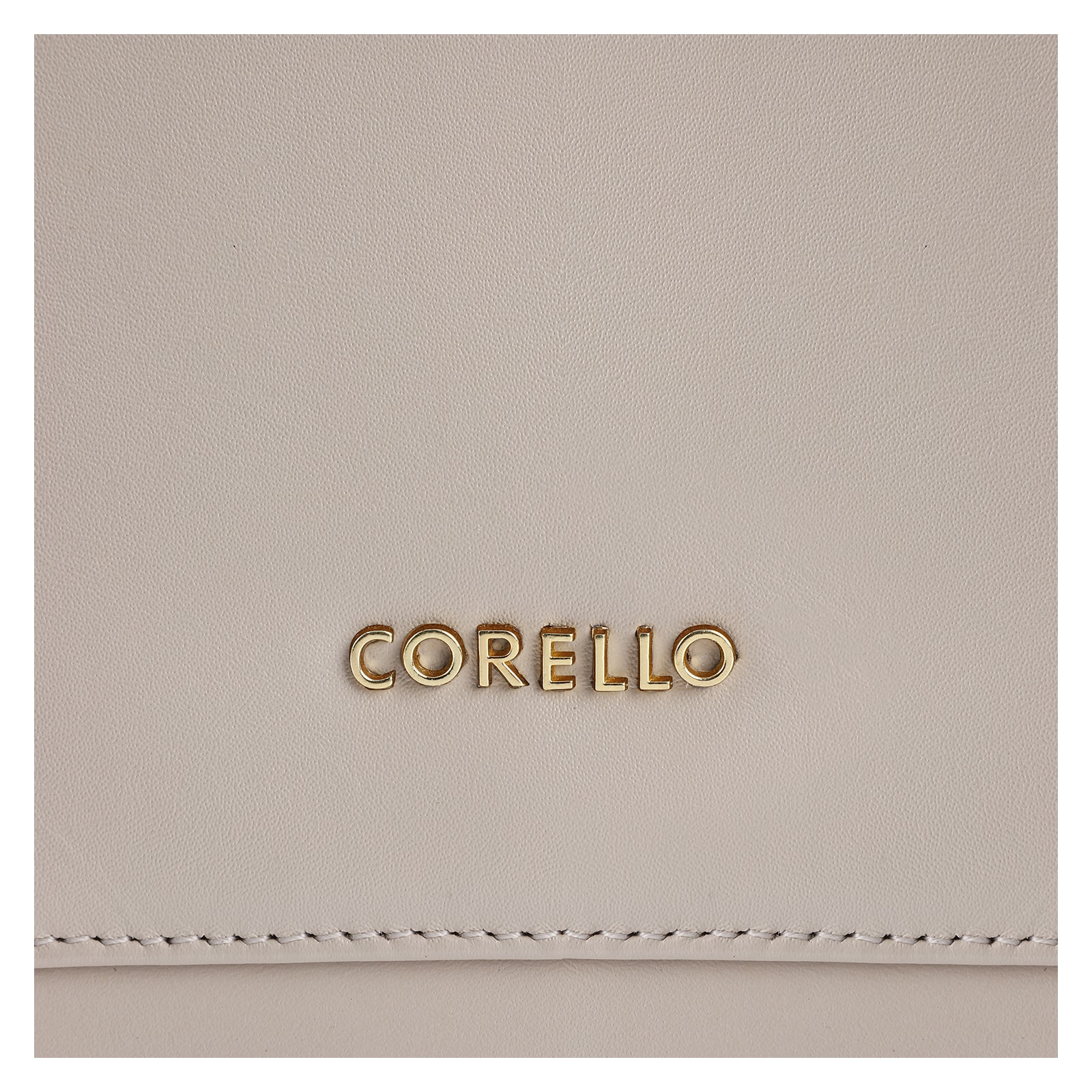 Bolsa Transversal Couro Off White