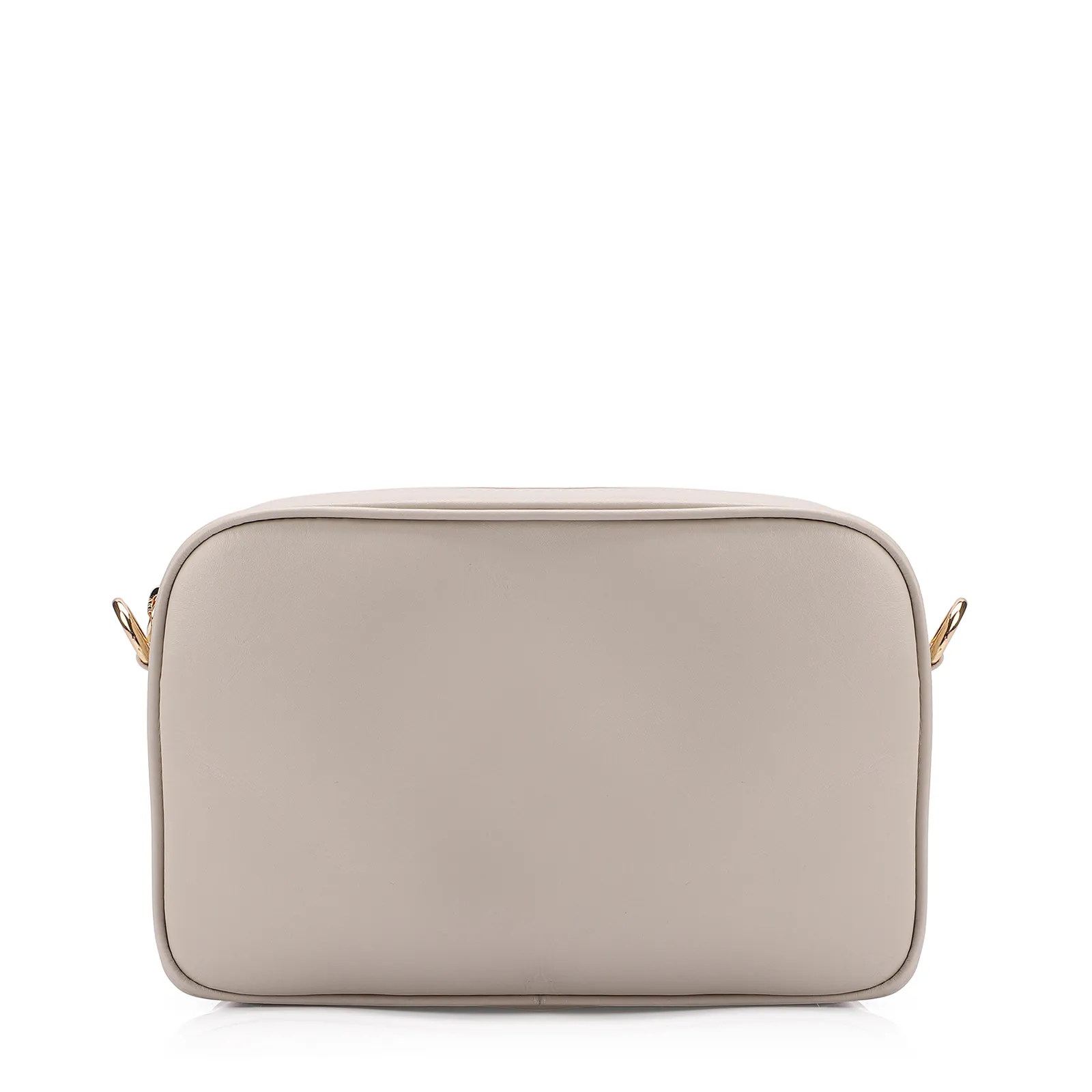 Bolsa Transversal Couro Off White