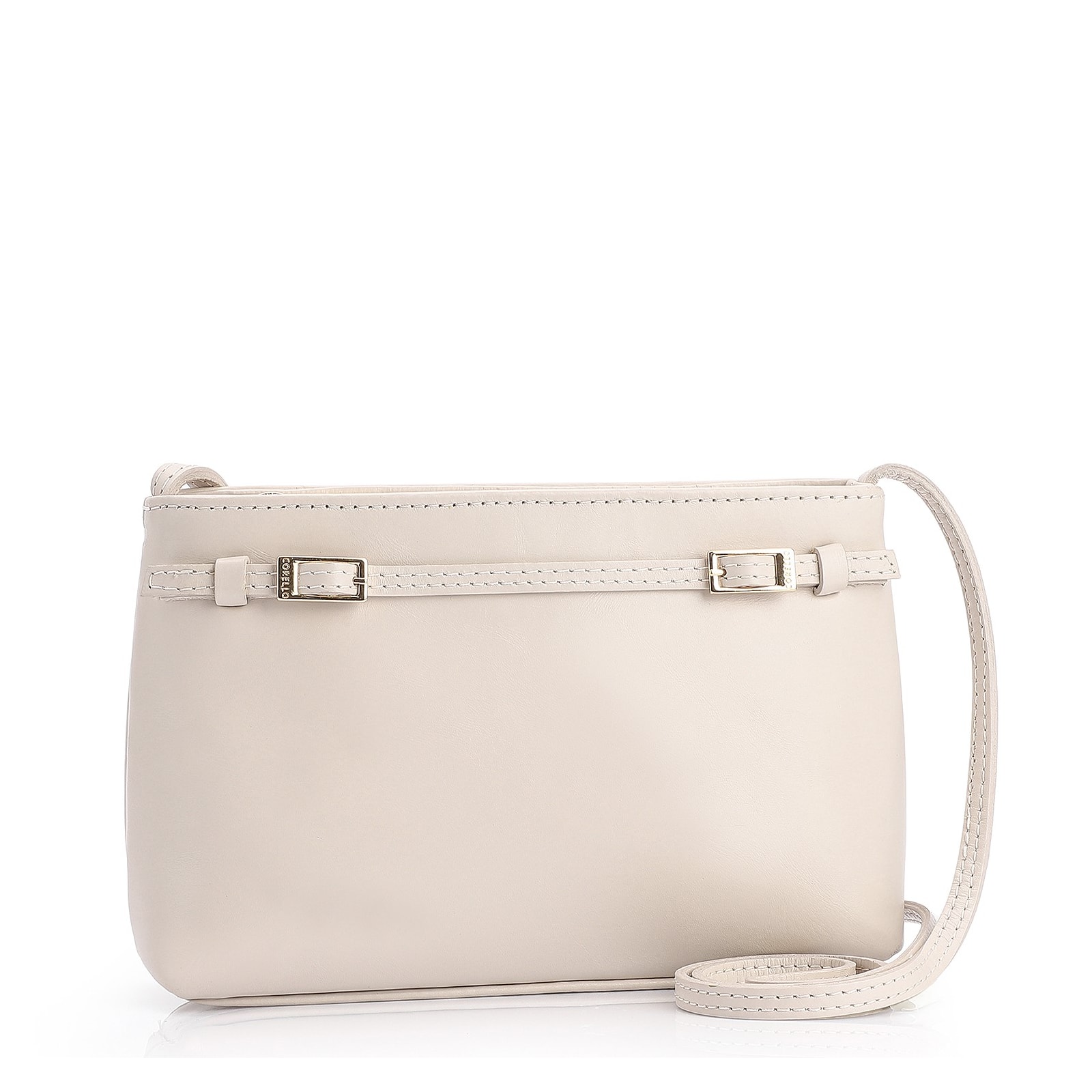 Bolsa Transversal Couro Off White