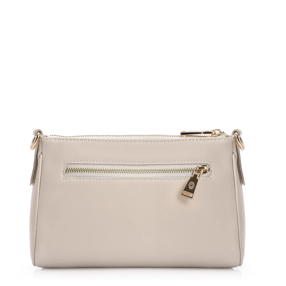 Bolsa Transversal Couro Off White - imagem 3