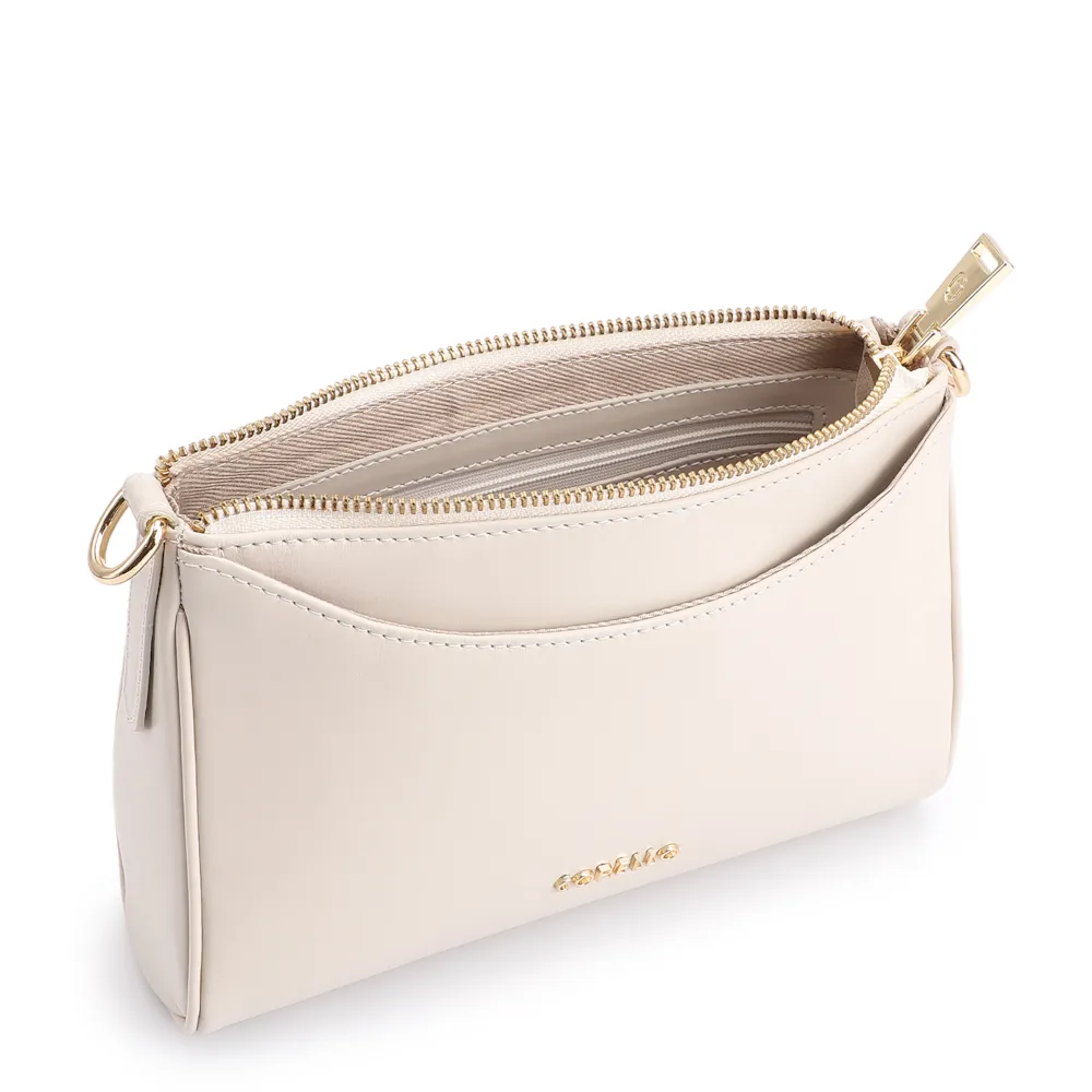Bolsa Transversal Couro Off White - imagem 4