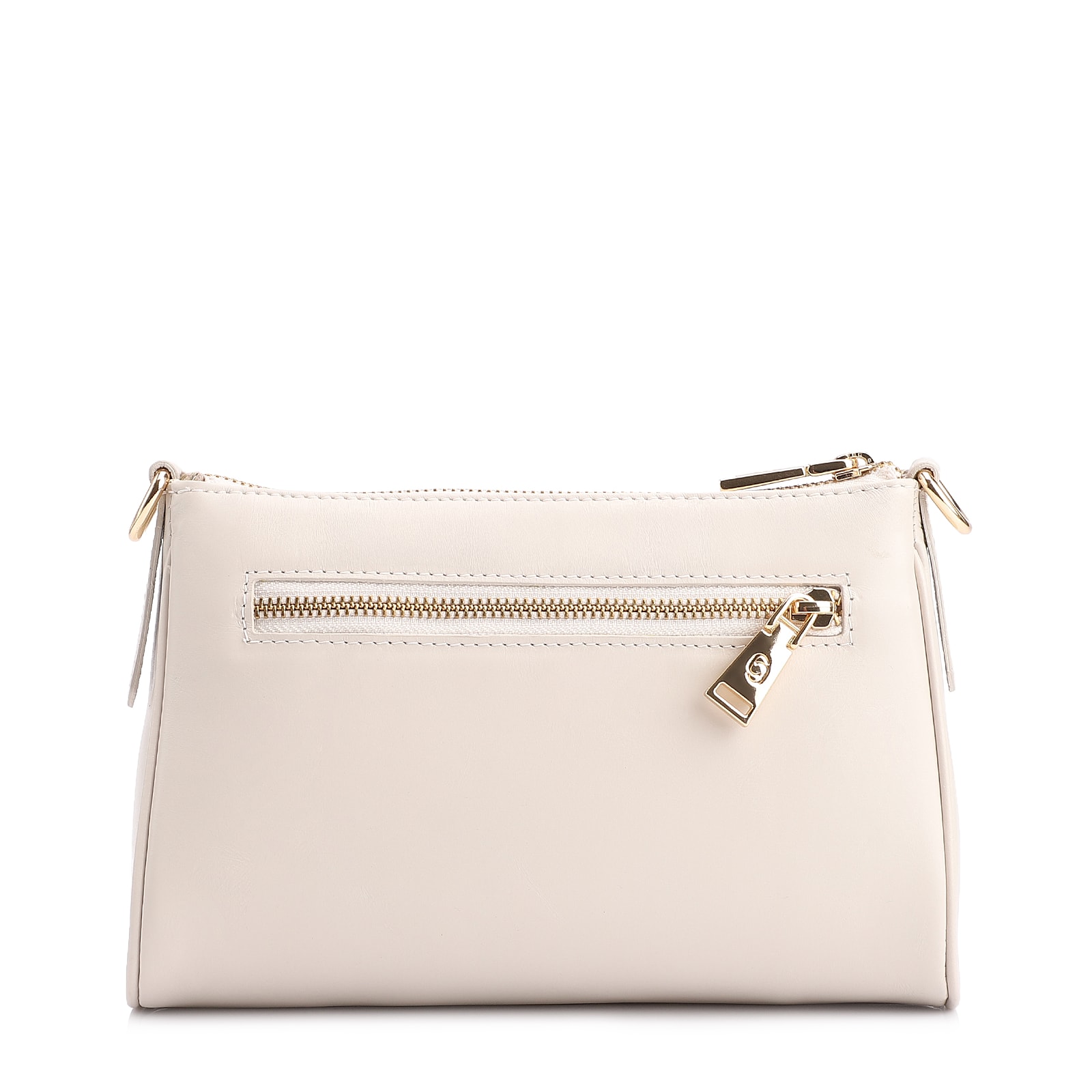 Bolsa Transversal Couro Off White